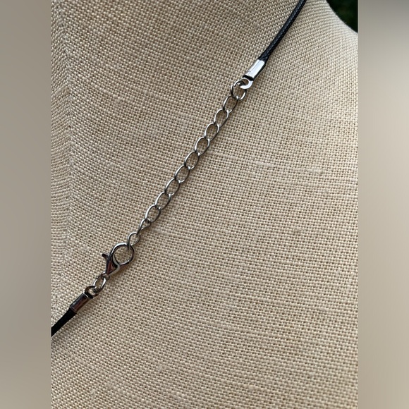 Handmade Malachite Stone Dagger Amulet Necklace - Picture 6 of 11